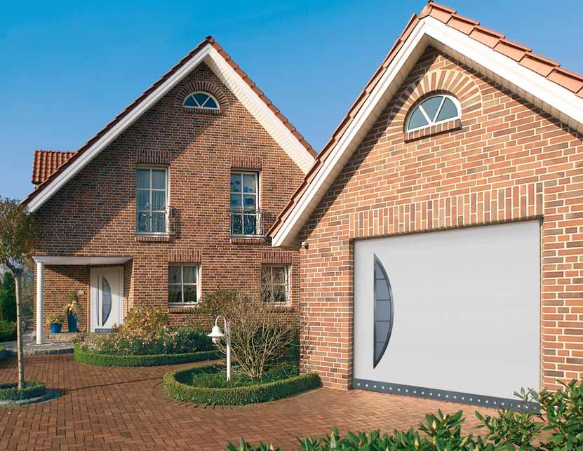 In the past, the entrance door was the sole visiting card, but now you TIP: can also create an eye-catching garage door design that is just as beautiful.