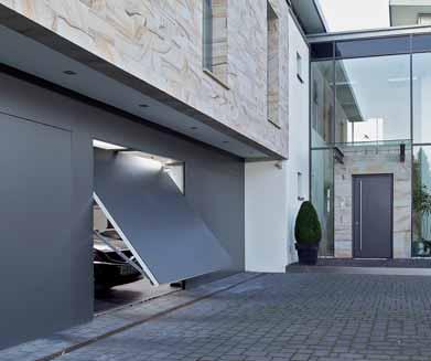 Steel doors for on-site infill Style 905 Door width up to 5000 mm Wicket door