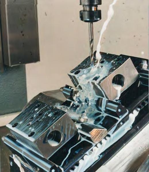 Optimized Manifold Assemblies: 5-Axis Machining 3-Axis X, Y, and Z axes 5-Axis