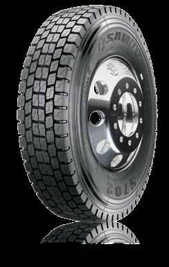 DRIVE DRIVE S702 S753 The S702 s optimized tread formula improves wear resistance by ensuring the tyre runs cool.