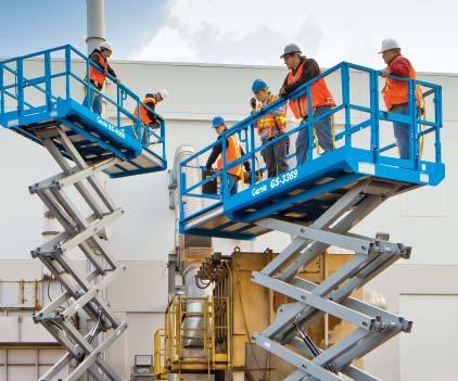 Elevated Efficiency with Industry-Leading Design The ever-expanding line of Genie electric and rough terrain scissor lifts