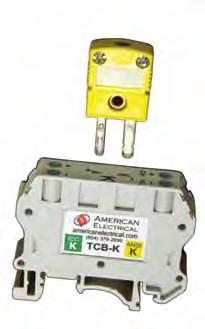 Thermocouple Terminal Blocks Built in Miniature Female Thermocouple Connector for Monitoring, Troubleshooting and Audit Feature Screw Type Terminal for Secure and Maintenance Free Connections Type K