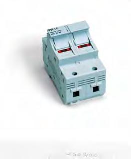 With Indicator 2543100 3 With Indicator 2544100 DIN Rail Mounted Fuse Holders for 2" X 1/2" (14 X 51 mm) Fuses 70 43.5? ASK 6 Features 45 6.