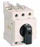 DIN Rail Mounted Disconnect Switches SD-2 Series Features 63-125a Allow breaking and disconnecting on load of equipment on low voltage at nominal current Part Number Rated Current Max Voltage Short