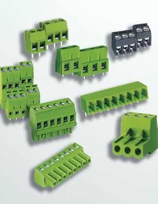 Printed Circuit Board Terminal Blocks & Connectors AEI offers single and dual level terminal blocks for printed circuit boards on 3.5mm, 5.0mm,.08mm, 7.