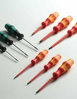 Screwdrivers The ergonomic design of our screwdriver handles efficiently help to provide the proper tightening torque for your terminal block