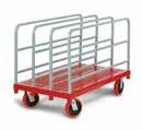 Platform Base: 14-gauge robotic welded steel base reinforced with 12-gauge steel ribs for lasting durability. Platform is coated with anti-skid polyvinyl to help secure and protect the load.