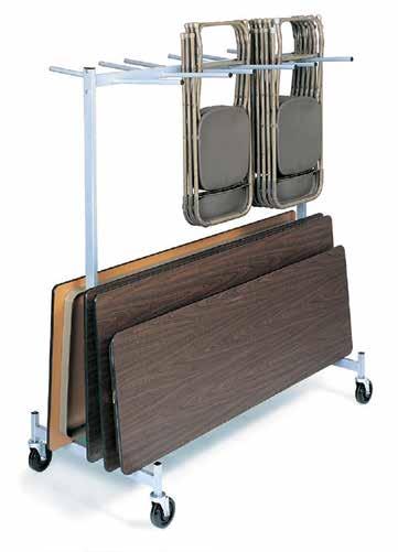 FOLDED CHAIR HANGING STORAGE TRUCKS 900 Series Hanging Folded Chair Storage Trucks The answer to all your folding chair moving and storage needs.