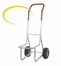 Heavy-duty frame with bonded vinyl handle. A real time-saver. Item No. 500 Price: $202 Load capacity: 240 lbs. Frame width: 14-1 2. Overall height: 48. Overall depth: 33-1 2.