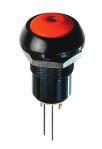 IP series Pushbutton switches for harsh environments - bushing Ø 12 mm - latching Square or round - illuminated Four LED colours Tin plated LED terminals Straight P Quick-connect Z1 Solder lug S