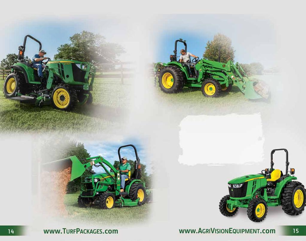 2 series compact tractors 4 series compact tractors 2038R 36.