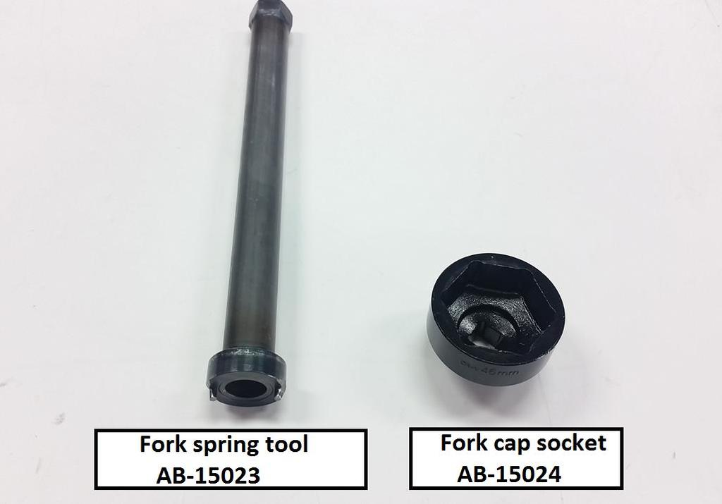 Introduction Special tools The SFF or Single Function Fork refers to each fork having a specific duty, the right fork has the spring and the left handles the dampening.