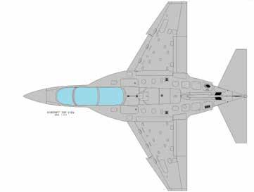 T-100 CHARACTERISTICS Dimensions Wingspan 31.90 ft (9.72 m) Length 37.70 ft (11.49 m) Height 16.11 ft (4.91 m) Wing Area 253.2 ft² (23.