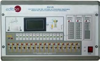 Additional and optional items 7 PLC. Industrial Control using PLC (it includes PLC-PI Module plus PLC-SOF Control Software): -PLC-PI.