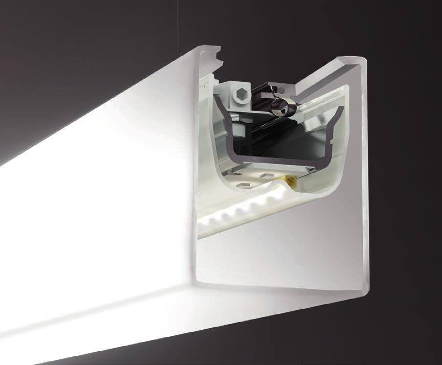 SUSPENDED CEILING SEMPLICE LED SEMPLICE LED remains faithful to