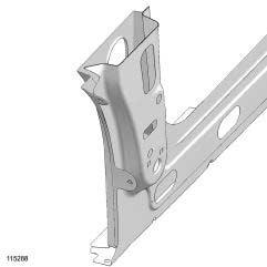 A-pillar lower hinge reinforcement HLE 1.2 THLE 2.5 THLE 2.