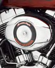 Easy-to-install trim ring features brilliant orange Screamin Eagle script and Harley-Davidson lettering set against a gloss black background. Self adhesive backing. 9503-07 $14.