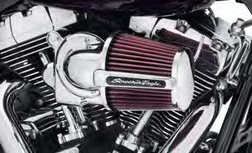 NEW A. SCREAMIN EAGLE HEAVY BREATHER ELITE PERFORMANCE AIR CLEANER KIT CHROME NEW SCREAMIN EAGLE 479 A. SCREAMIN EAGLE HEAVY BREATHER ELITE PERFORMANCE AIR CLEANER KIT Really open it up.