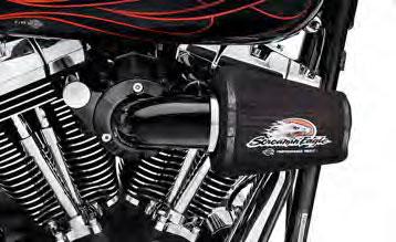 480 SCREAMIN EAGLE A. SCREAMIN EAGLE HEAVY BREATHER PERFORMANCE AIR CLEANER KIT This high-flow forward-facing exposed element Air Cleaner Kit is sure to turn heads at the starting line.