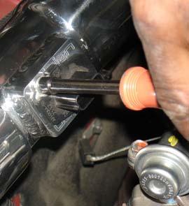 The stock 4mm bolts are used to secure the mass air flow