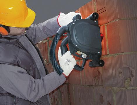 protects the power tool against overloading - safety lock button provides safe work - efficient motor cooling - ball bearings in rollers for easy power tool
