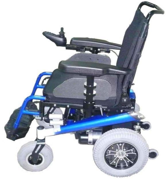 5. TECHNICAL PARAMETERS controller armrest backrest seat footrests front light front wheel motor anti-tip wheel 1. controller 2.