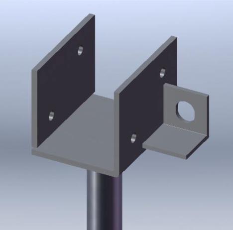 We also have the ability to supply U-beam brackets for boardwalks, posts, and other applications. Standard sizes are fitted for 4 x4 and 8 x8 posts.