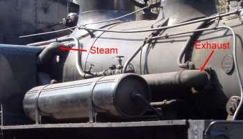 Shay Plumbing VII - Engine Steam & Exhaust Pipes Nelson Riedel Nelson@NelsonsLocomotive.