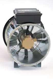 BROCK GUARDIAN Series FANS The GUARDIAN Series Vane Axial Fan s venturi opening uses innovative curvature design for efficient air