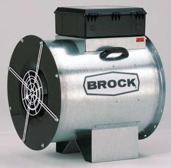All Brock GUARDIAN Series Centrifugal In-Line Fans feature a reinforced, 12-gauge, galvanized steel housing for durability and long fan life.