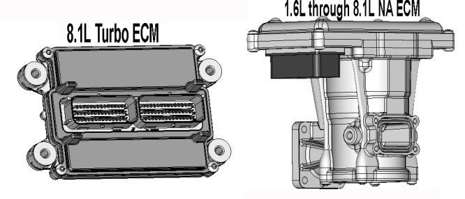 The ECM then sends an electrical signal to the motor on the electronic throttle control to increase or decrease the angle of the throttle blade thus increasing or decreasing the air/fuel charge to