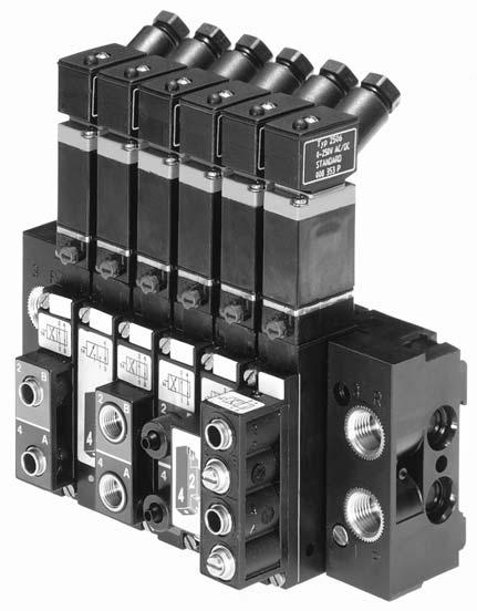 reliability Block assembly version fieldbus compatible Low weight Design/Function Applications EExi includes high switch reliable diaphragm seat valves as /2- and 4/2-way version.