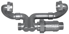 optional dual check valve or adapter 2.5" Style C 2.