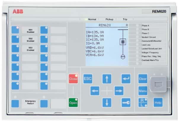 protocols including Modbus RTU/ASCII, DNP and IEC61850 Optional differential protection and arc flash