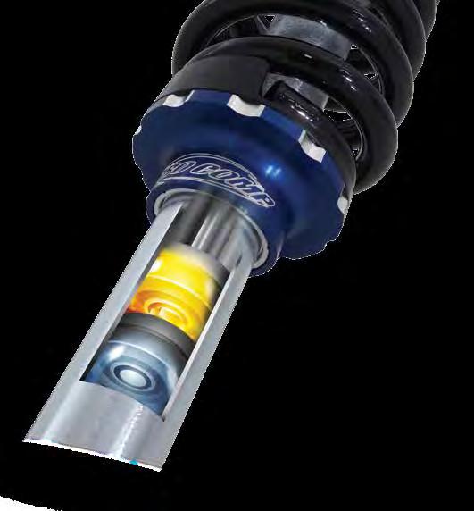 Adjustable-Height collar Pro Runner SS monotube shocks do more than just improve vehicle ride and handling.
