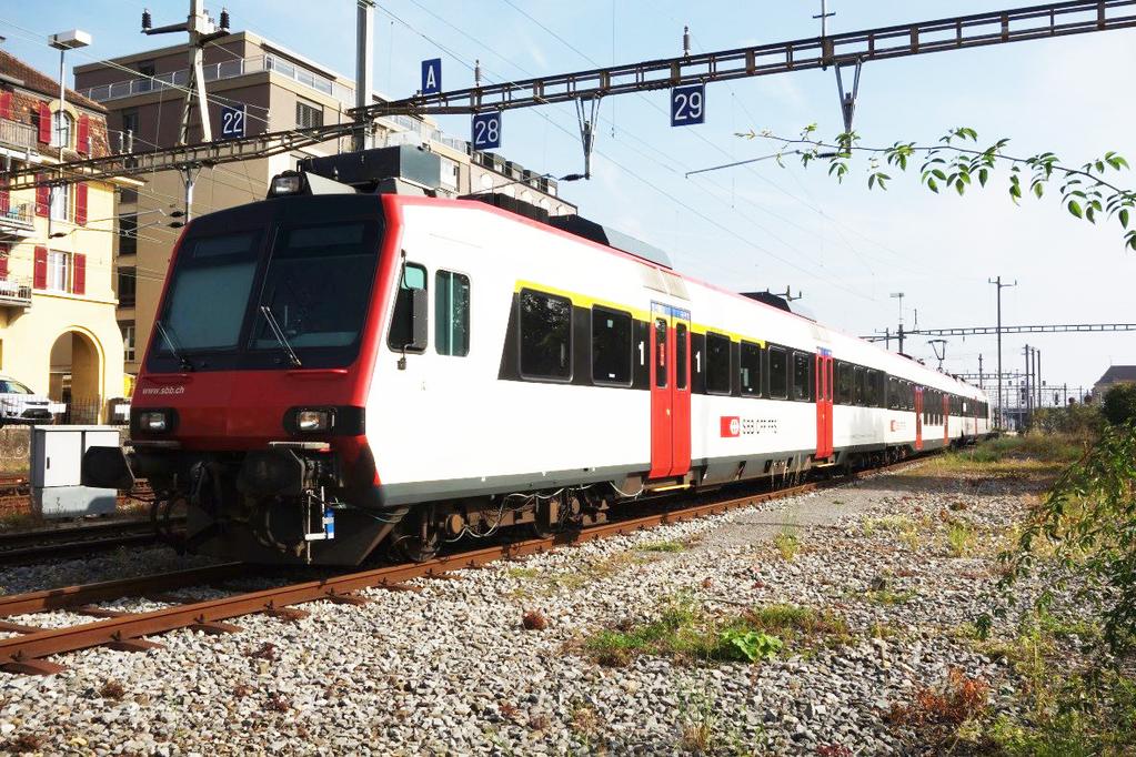 Slip-free speed testing with the Swiss Federal Railways (SBB) In brake tests with critical
