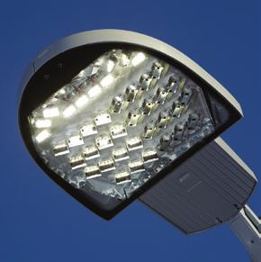 LED street lighting fixtures Increase nighttime visibility by replacing existing HID fixtures with LEDs or install new LED fixtures on streets and roadways.