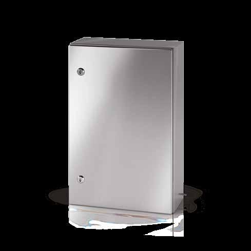 ENCLOSURES COMPLYING WITH ATEX The ETA wall-mounting enclosures manufactured from AISI304L (AISI316L on request) stainless steel material are in compliance with the European Directive 94/9/CE that