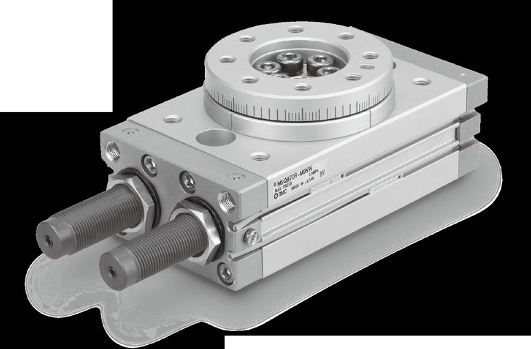 Compact Rotary Table with Low Table Height Easy mounting of