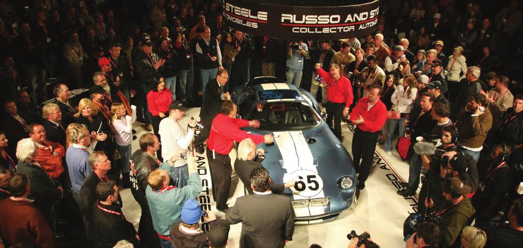 Not ones to follow the conventional car auction system, the couple bucked tradition when they named the event Russo for the European sports car Russo Rubino and Steele to represent the