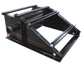 REVOLUTIONARY COMPACT BLOWER BASE FRAME w/integrated Discharge Silencer BBF Series 2 through 6 Connections NEW STANDARD Reactive style silencing design Integrated adjustable motor supports for belt