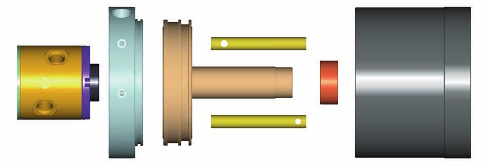 PRODUCT OVERVIEW Rotating cylinders have basic components which dictate the function and design of the cylinder.