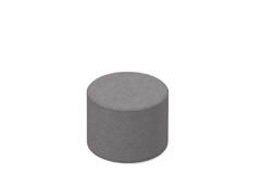 Single-level pouffe "O" type Carcass: chipboard (18 mm) Glides: plastic, black colour Filling: polyurethane foam, styrofoam Cover: Blazer/Synergy fabric TAPA POUFFE O (FI: 400, H: 320, 1, GRG1) 236 4