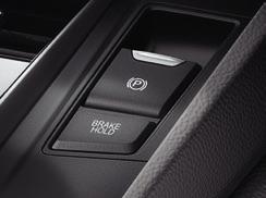 effort it takes to apply the parking brake and freeing up space on the center console.