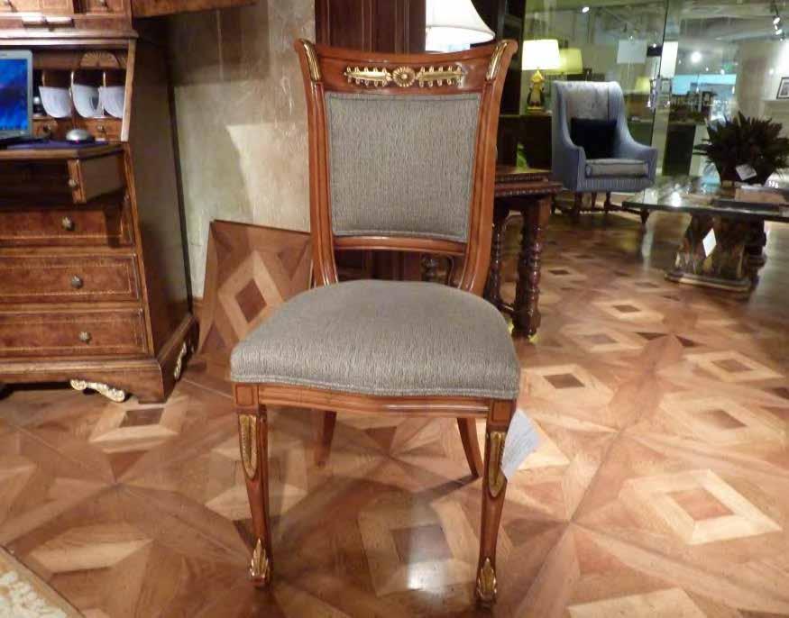 50 In Stock: 2 S118 Chair Dimensions: W:19 5/8" D:19 5/8" H:39" Burl 03 w/