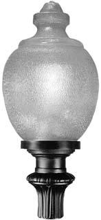 HISTORICAL LUMINAIRES Historical Luminaires Construction All luminaire bases and frames are manufactured from high-quality cast aluminum. Round domes are spun aluminum.