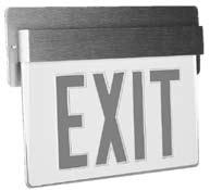 Edge-Lit Exits EXIT SIGNS Precise LED Suitable for architectural applications where aesthetics and superior performance are required.