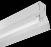 White straight blade louver available for applications requiring additional shielding and cutoff. Aircraft cable mounting hardware available. UL Listed (standard). CSA Certified (see Options).