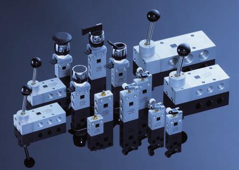 Extensive range of valves with mechanical or manual actuators,