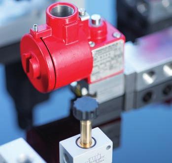 Accessories The customer has the choice of a full range of ATEX-approved solenoid systems: Ex na (non-sparking) Ex ia